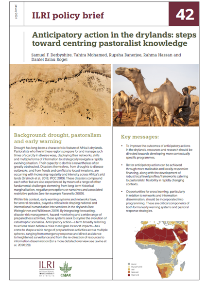 Anticipatory Action In The Drylands Bringing Pastoralist Knowledge To